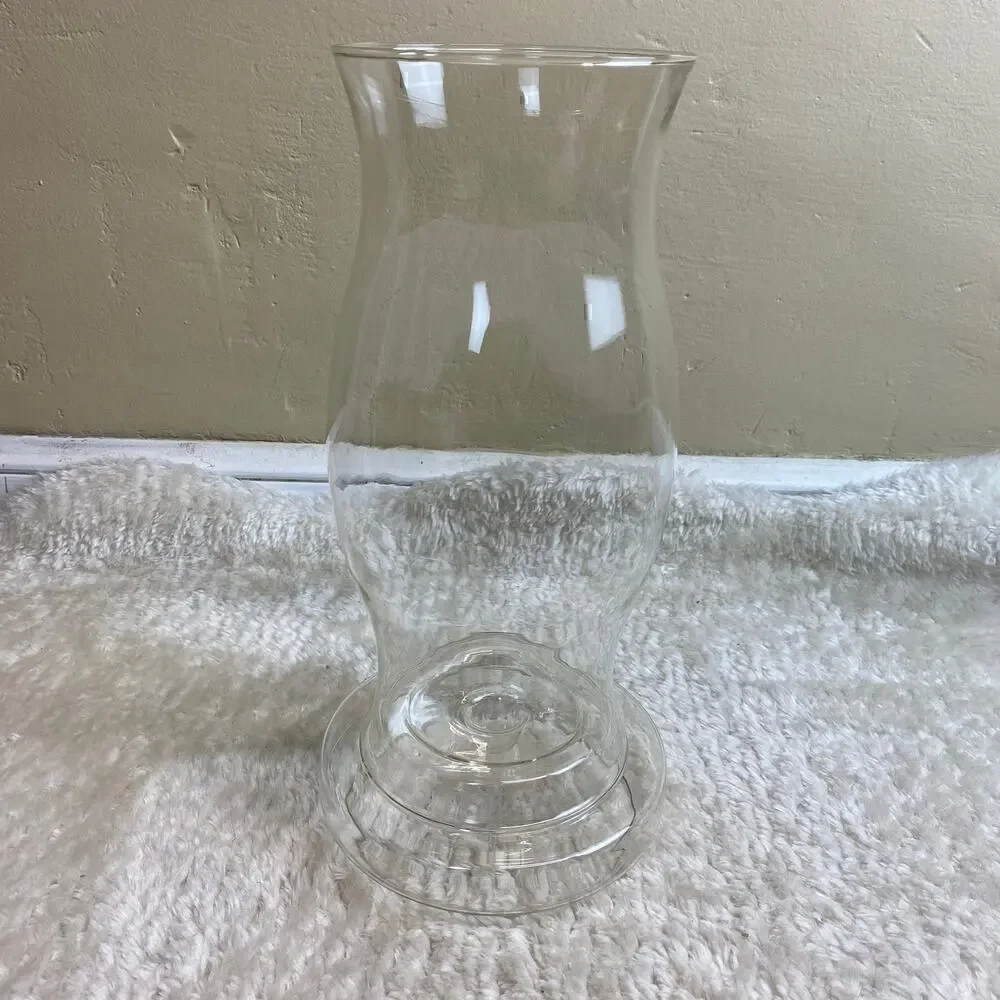 Vintage In Box Pyrex Hurri-Candle Clear Glass Globe Tall Large Decorative